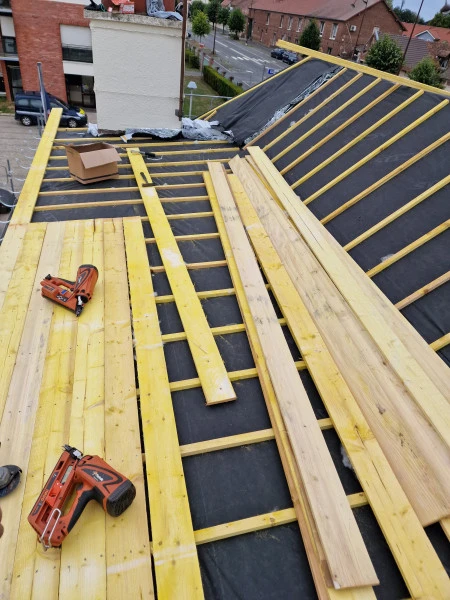 Plancher couverture zinc 